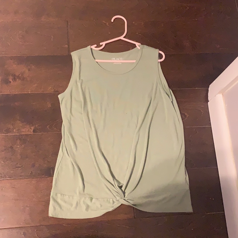 This shirt is adorable with jeans shorts